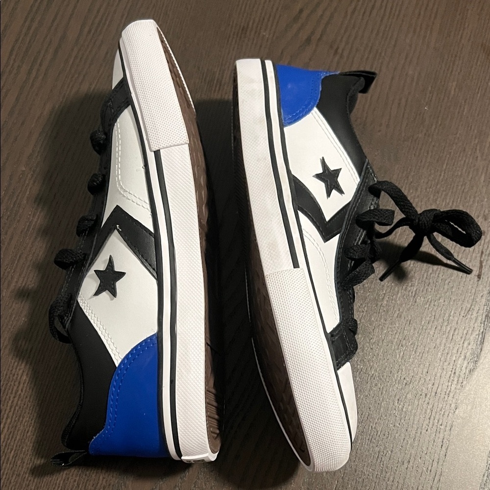 Converse kids Pro Blaze Multicolor Leather Low-Top Sneakers NWOT - Picture 3 of 7